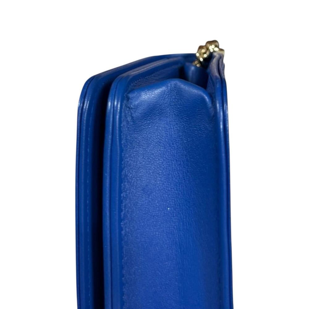 CHANEL Authentic Blue Leather Wallet - Picture 11 of 12